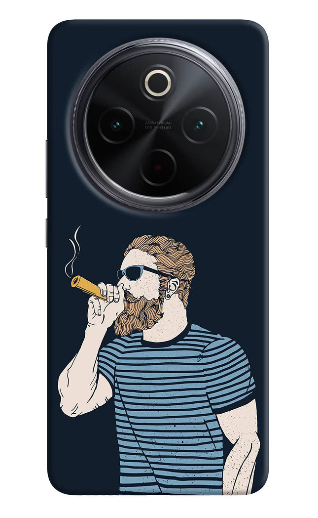 Smoking iQOO Z10 5G Hard Case Back Cover by Casekaro