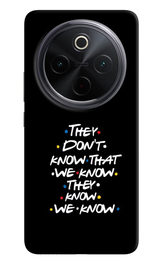 FRIENDS Dialogue iQOO Z10 5G Hard Case Back Cover by Casekaro