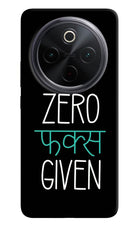 Zero Fucks Given iQOO Z10 5G Hard Case Back Cover by Casekaro