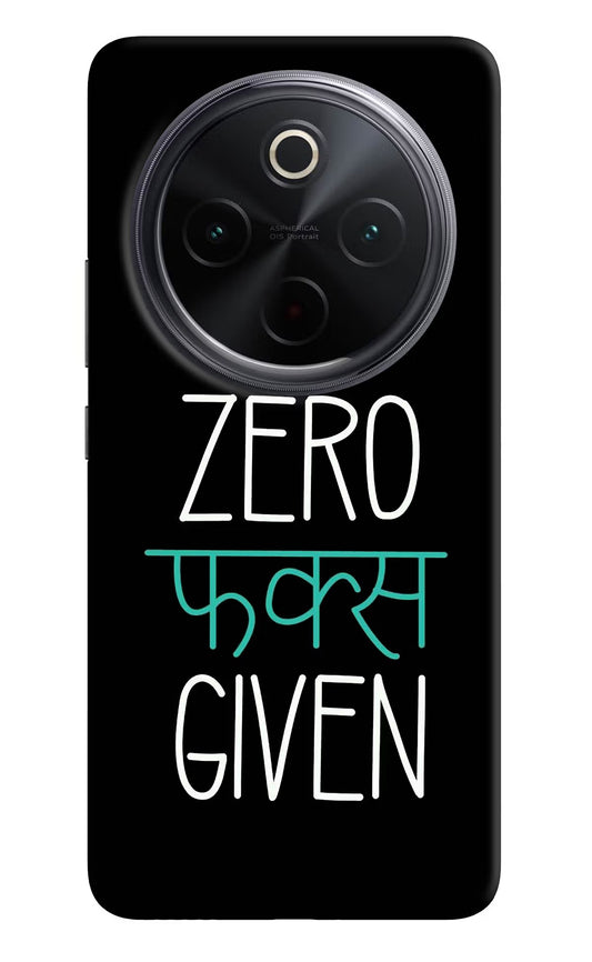 Zero Fucks Given iQOO Z10 5G Hard Case Back Cover by Casekaro