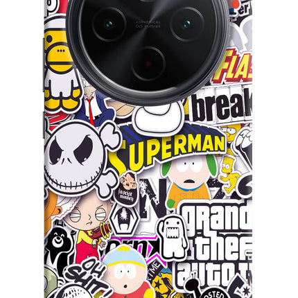Sticker Bomb iQOO Z10 5G Hard Case Back Cover by Casekaro
