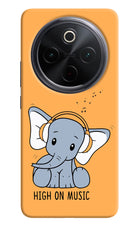 High On Music iQOO Z10 5G Hard Case Back Cover by Casekaro