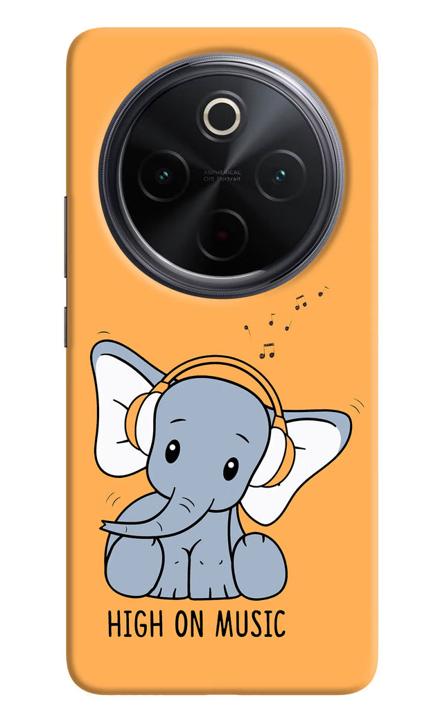 High On Music iQOO Z10 5G Hard Case Back Cover by Casekaro