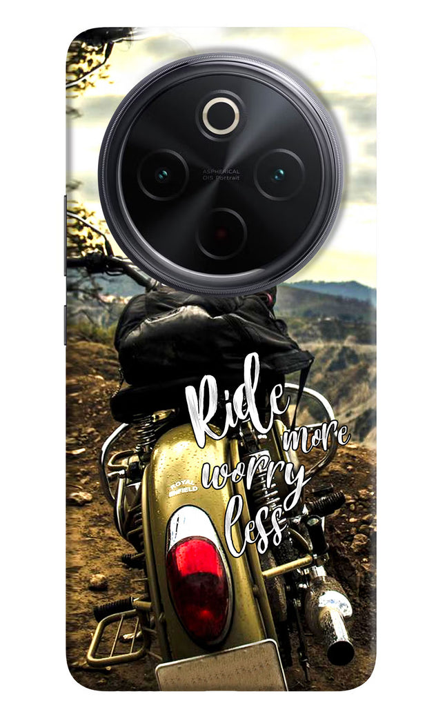 Ride More Worry Less iQOO Z10 5G Hard Case Back Cover by Casekaro