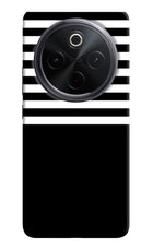 Black and White Print iQOO Z10 5G Hard Case Back Cover by Casekaro