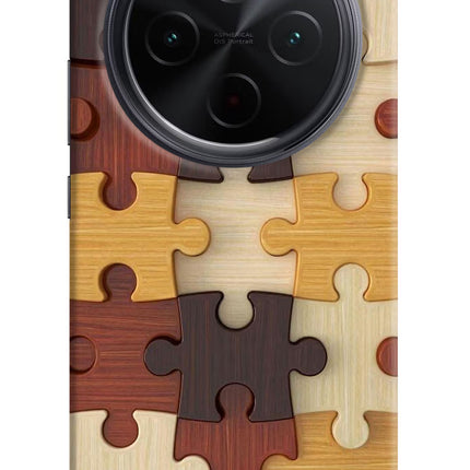 Wooden Puzzle iQOO Z10 5G Hard Case Back Cover by Casekaro