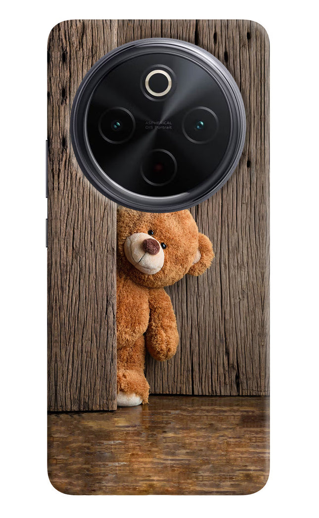 Teddy Wooden iQOO Z10 5G Hard Case Back Cover by Casekaro