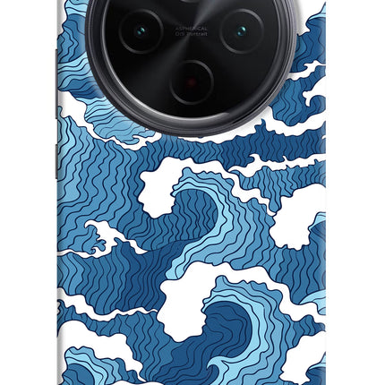 Blue Waves iQOO Z10 5G Hard Case Back Cover by Casekaro