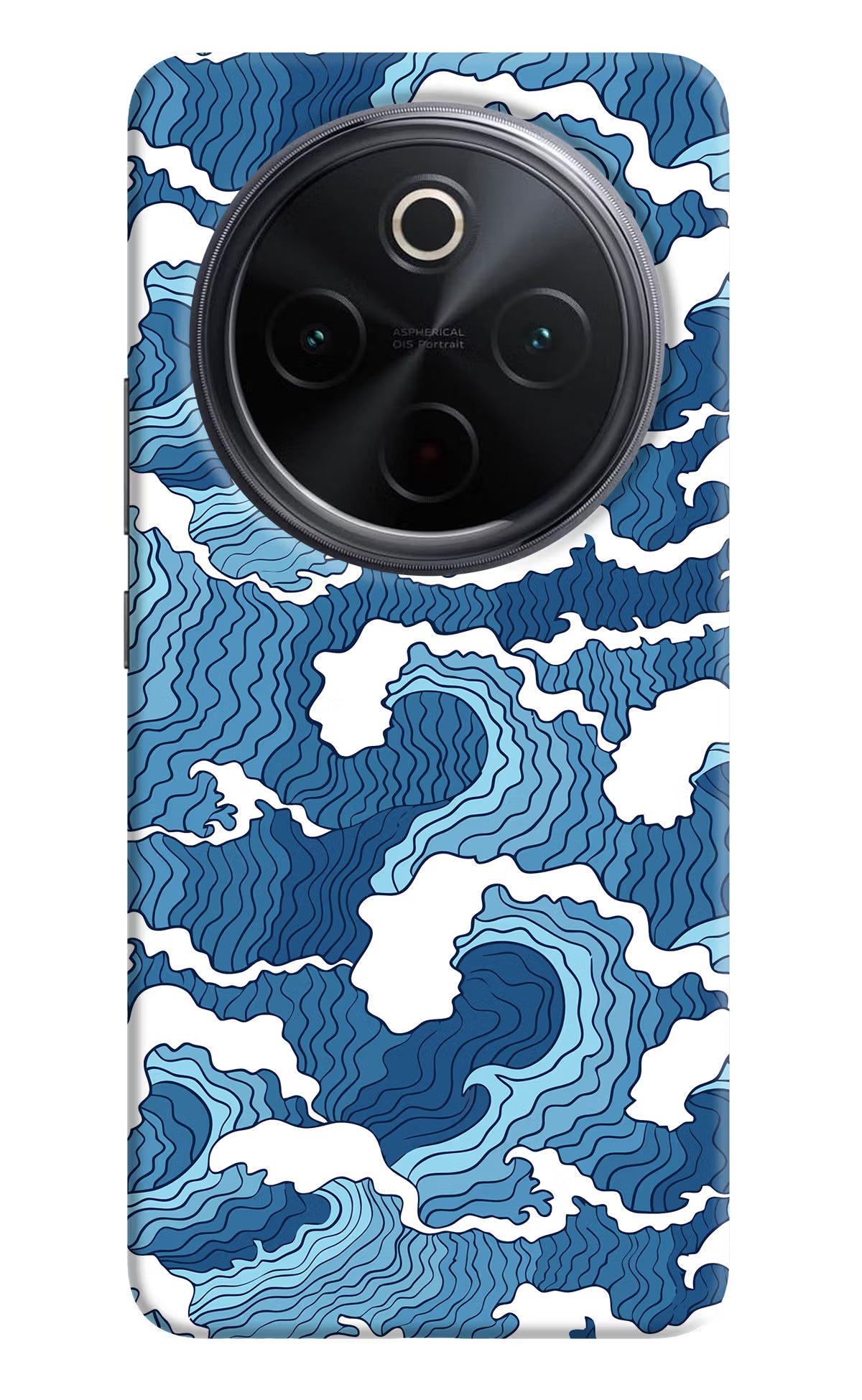Blue Waves iQOO Z10 5G Hard Case Back Cover by Casekaro