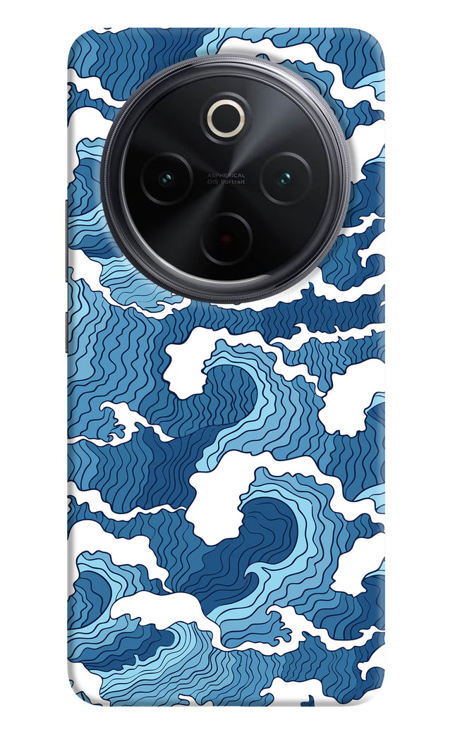 Blue Waves iQOO Z10 5G Hard Case Back Cover by Casekaro