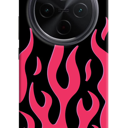 Fire Flames iQOO Z10 5G Hard Case Back Cover by Casekaro