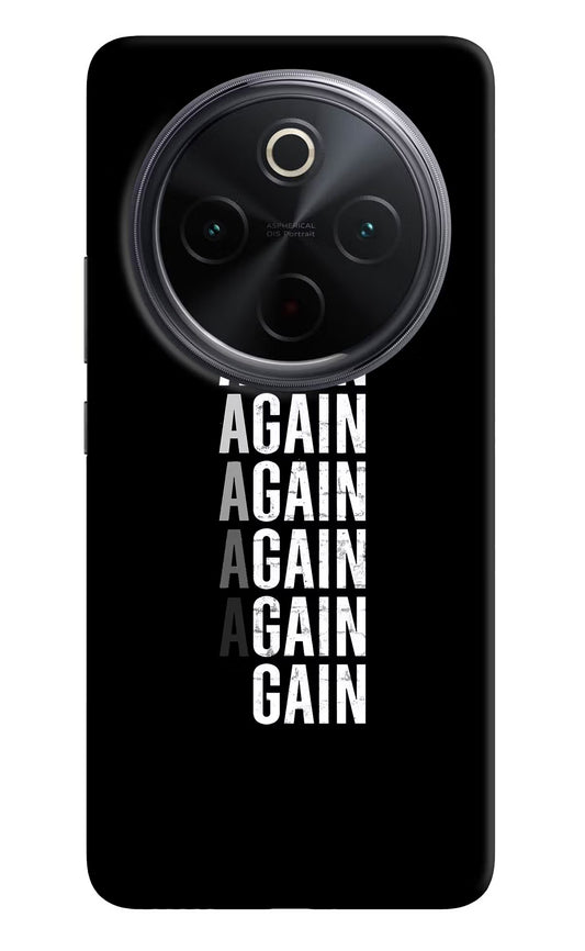 Again Again Gain iQOO Z10 5G Hard Case Back Cover by Casekaro