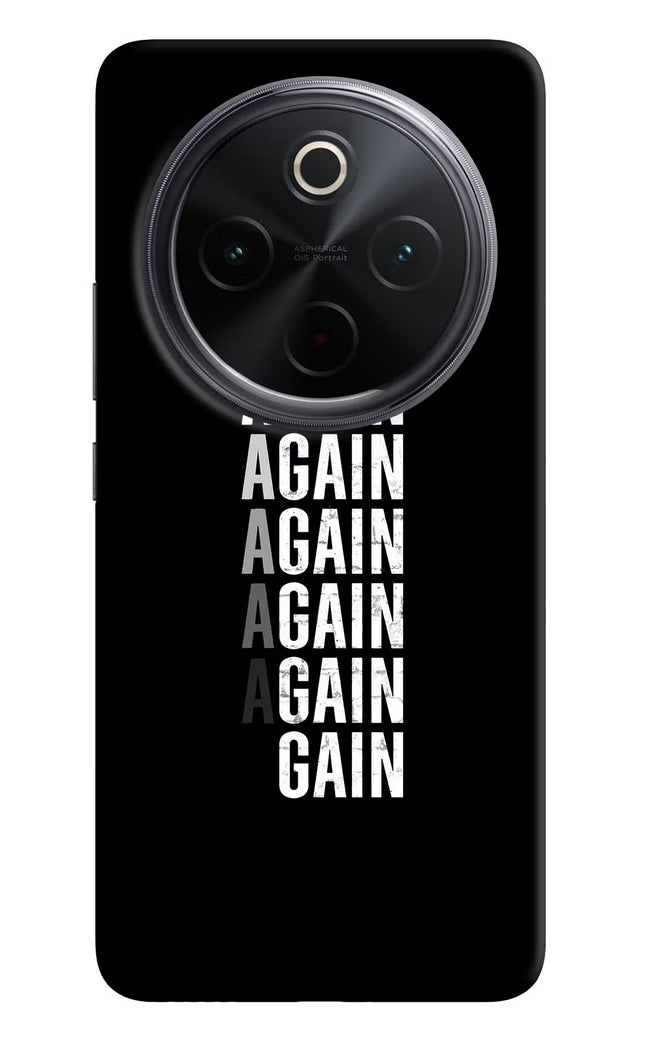 Again Again Gain iQOO Z10 5G Hard Case Back Cover by Casekaro