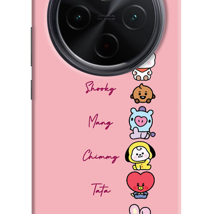 BTS names iQOO Z10 5G Hard Case Back Cover by Casekaro