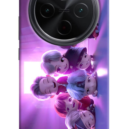 BTS Chibi iQOO Z10 5G Hard Case Back Cover by Casekaro