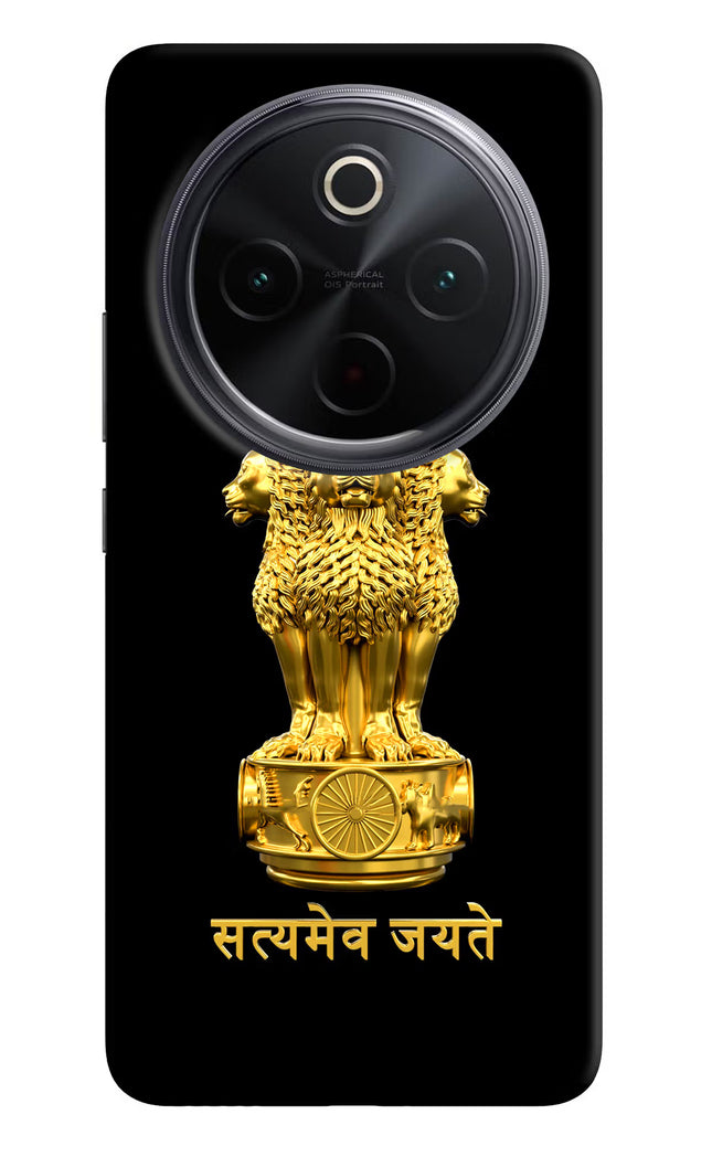 Satyamev Jayate Golden iQOO Z10 5G Hard Case Back Cover by Casekaro