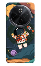 Cartoon Astronaut iQOO Z10 5G Hard Case Back Cover by Casekaro