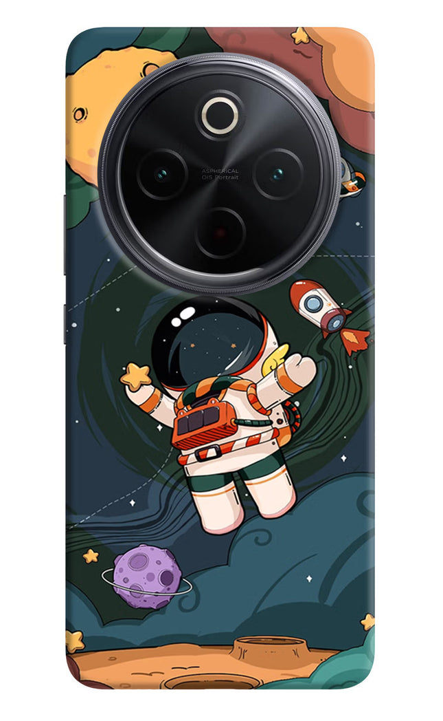 Cartoon Astronaut iQOO Z10 5G Hard Case Back Cover by Casekaro