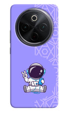 Cute Astronaut Chilling iQOO Z10 5G Hard Case Back Cover by Casekaro