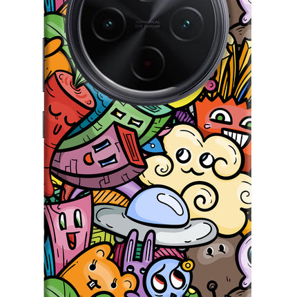 Veggie Doodle iQOO Z10 5G Hard Case Back Cover by Casekaro