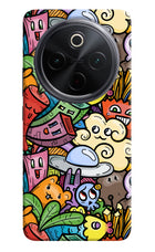 Veggie Doodle iQOO Z10 5G Hard Case Back Cover by Casekaro