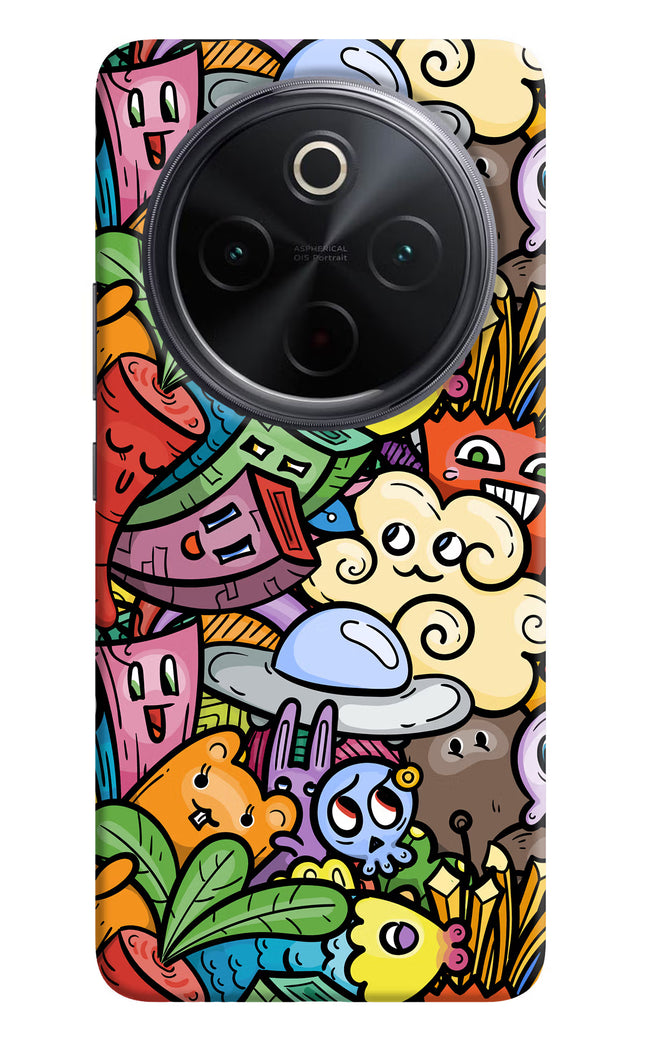 Veggie Doodle iQOO Z10 5G Hard Case Back Cover by Casekaro