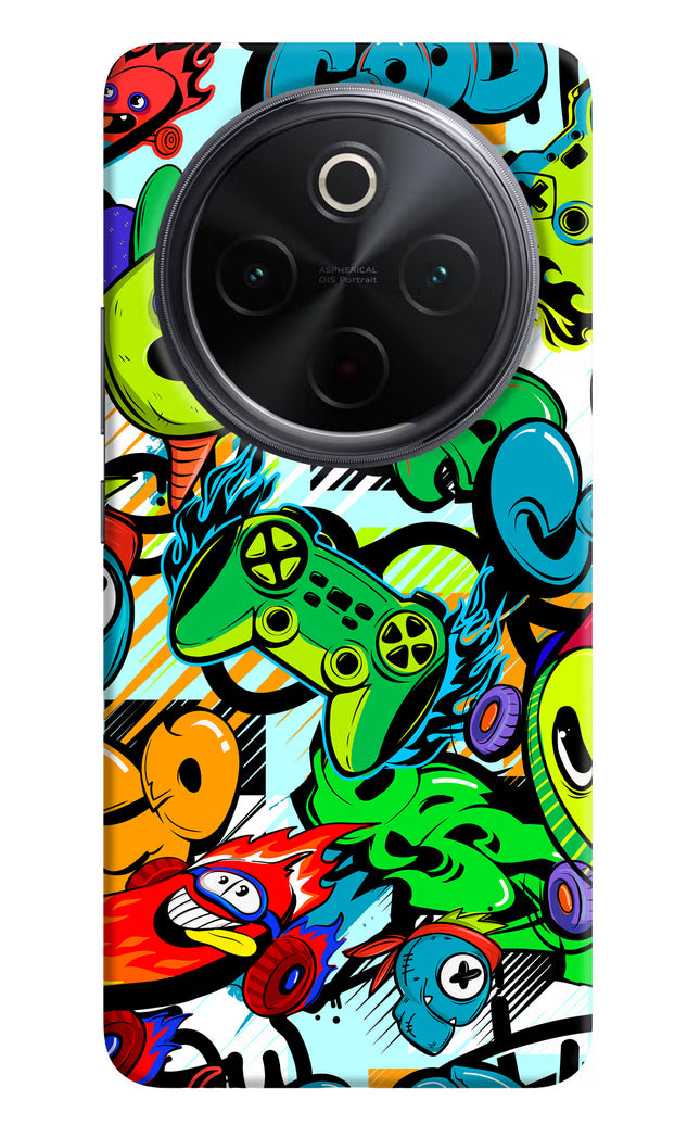Game Doodle iQOO Z10 5G Hard Case Back Cover by Casekaro
