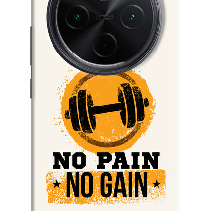No Pain No Gain iQOO Z10 5G Hard Case Back Cover by Casekaro
