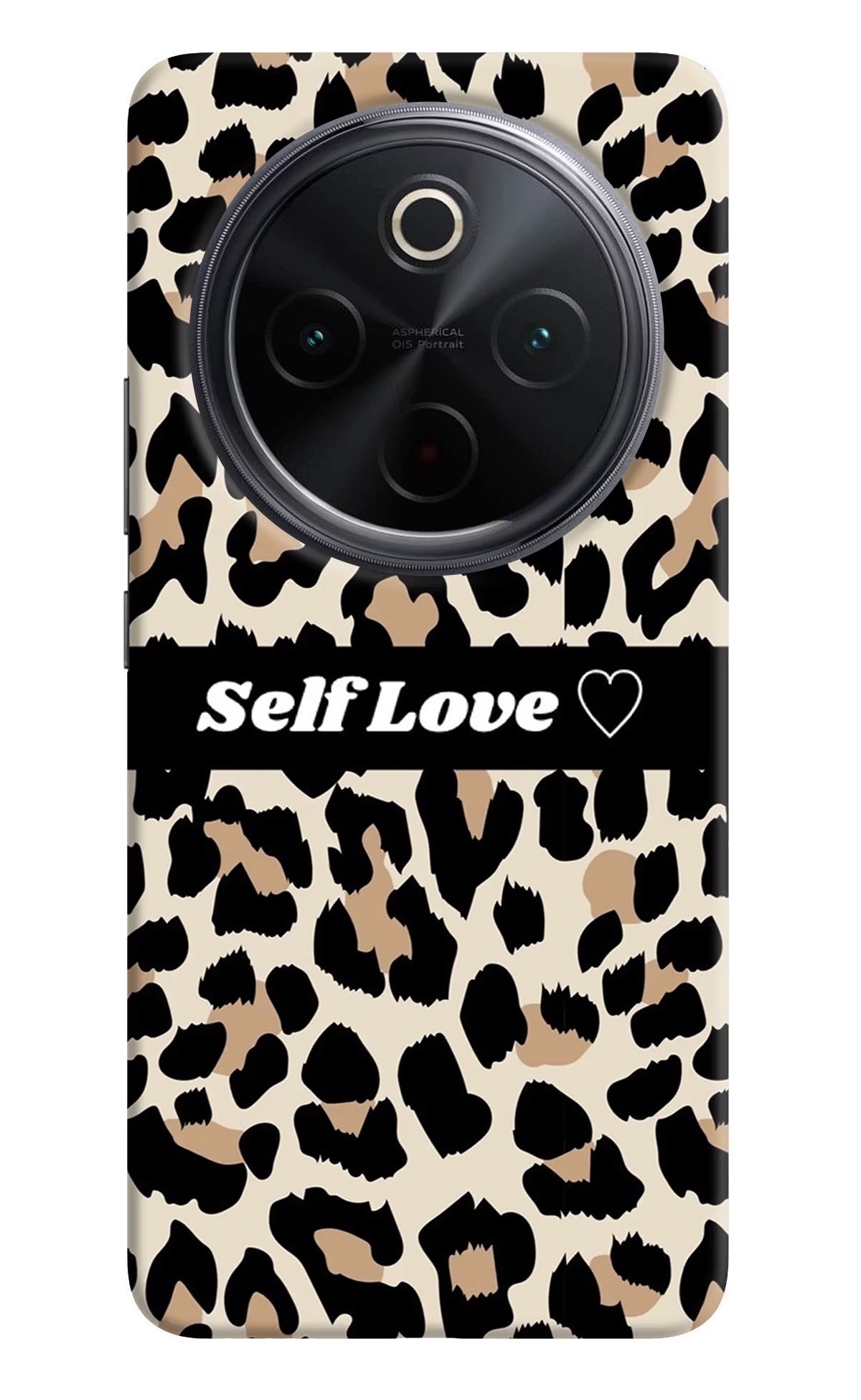 Leopard Print Self Love iQOO Z10 5G Hard Case Back Cover by Casekaro