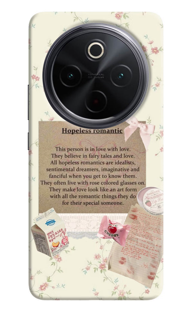 Hopeless Romantic iQOO Z10 5G Hard Case Back Cover by Casekaro