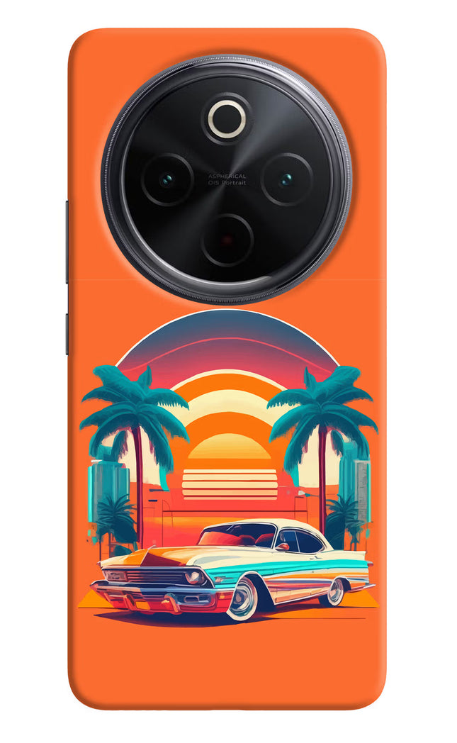 Palm Drive 80s iQOO Z10 5G Hard Case Back Cover by Casekaro