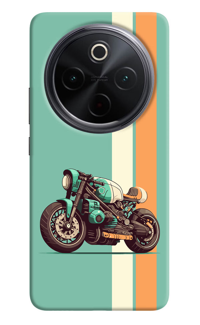 Striped Moto Drift iQOO Z10 5G Hard Case Back Cover by Casekaro
