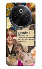 Gemini Zodiac iQOO Z10 5G Hard Case Back Cover by Casekaro