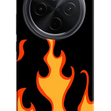 Fired Up – Black iQOO Z10 5G Hard Case Back Cover by Casekaro