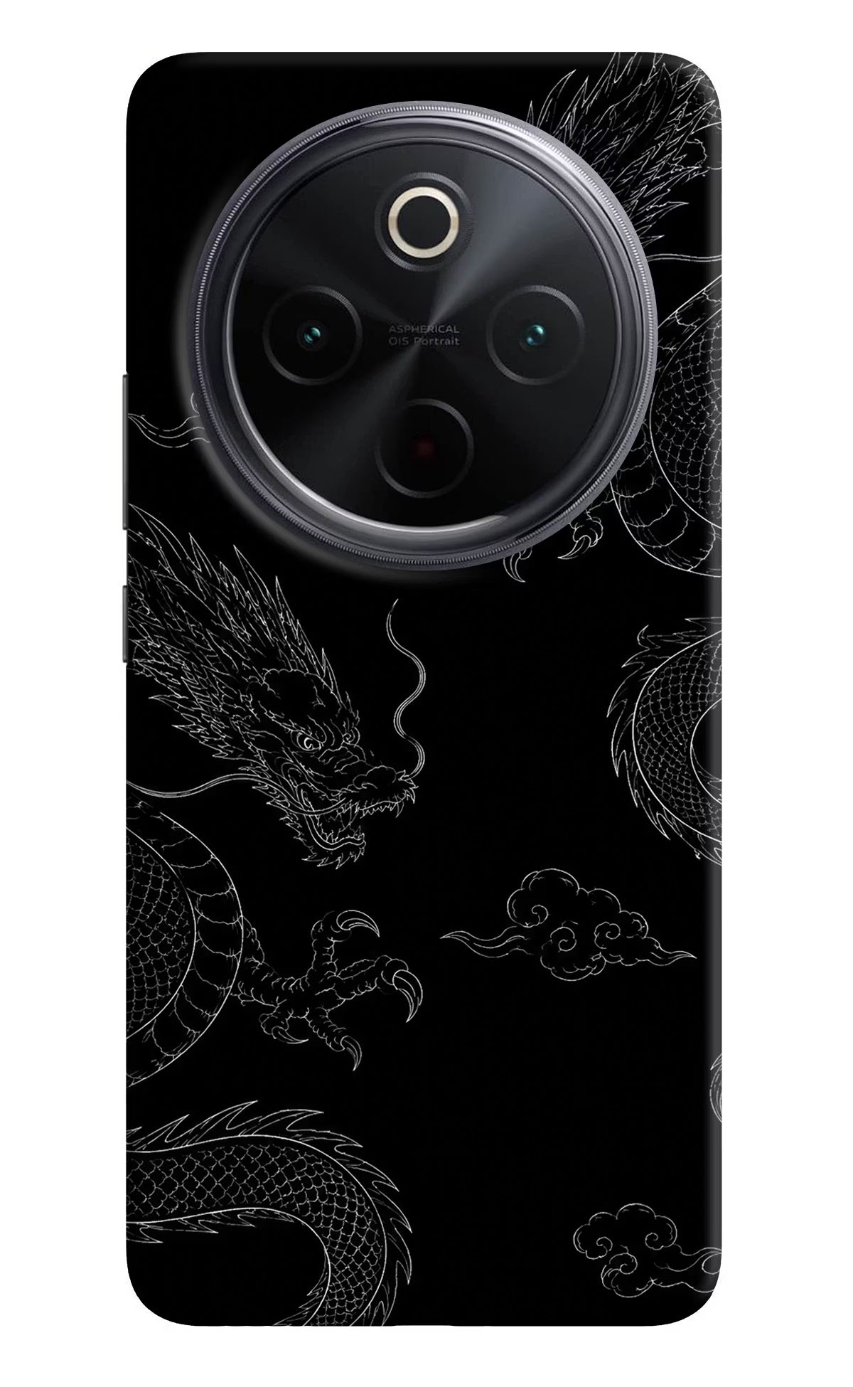 Twin Dragons iQOO Z10 5G Hard Case Back Cover by Casekaro