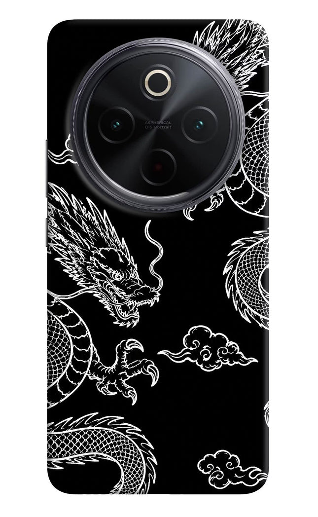 Twin Dragons iQOO Z10 5G Hard Case Back Cover by Casekaro