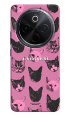 Pink Cats iQOO Z10 5G Hard Case Back Cover by Casekaro
