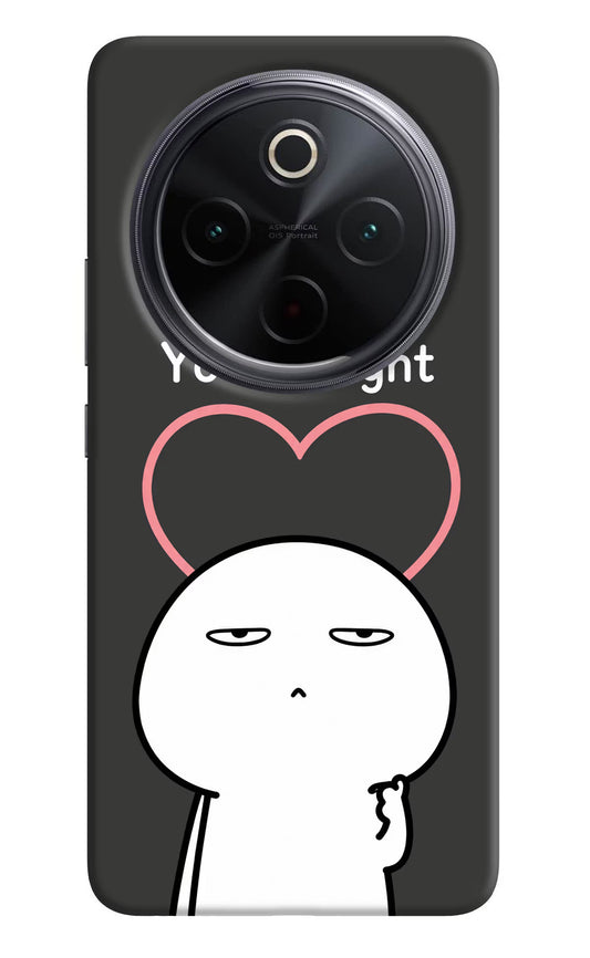 You're Right iQOO Z10 5G Hard Case Back Cover by Casekaro