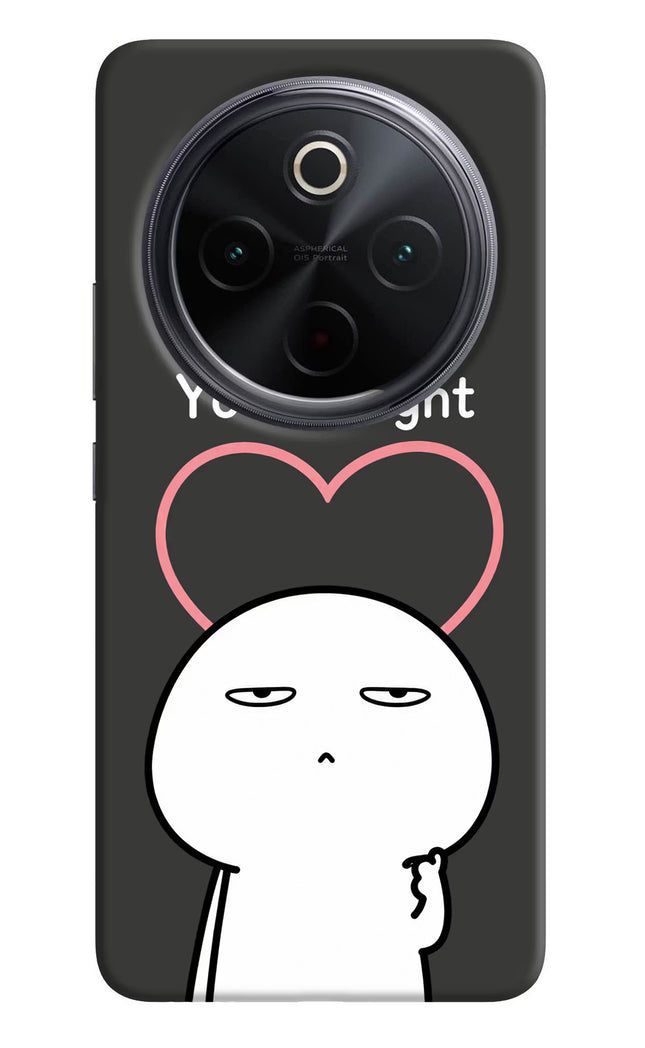 You're Right iQOO Z10 5G Hard Case Back Cover by Casekaro