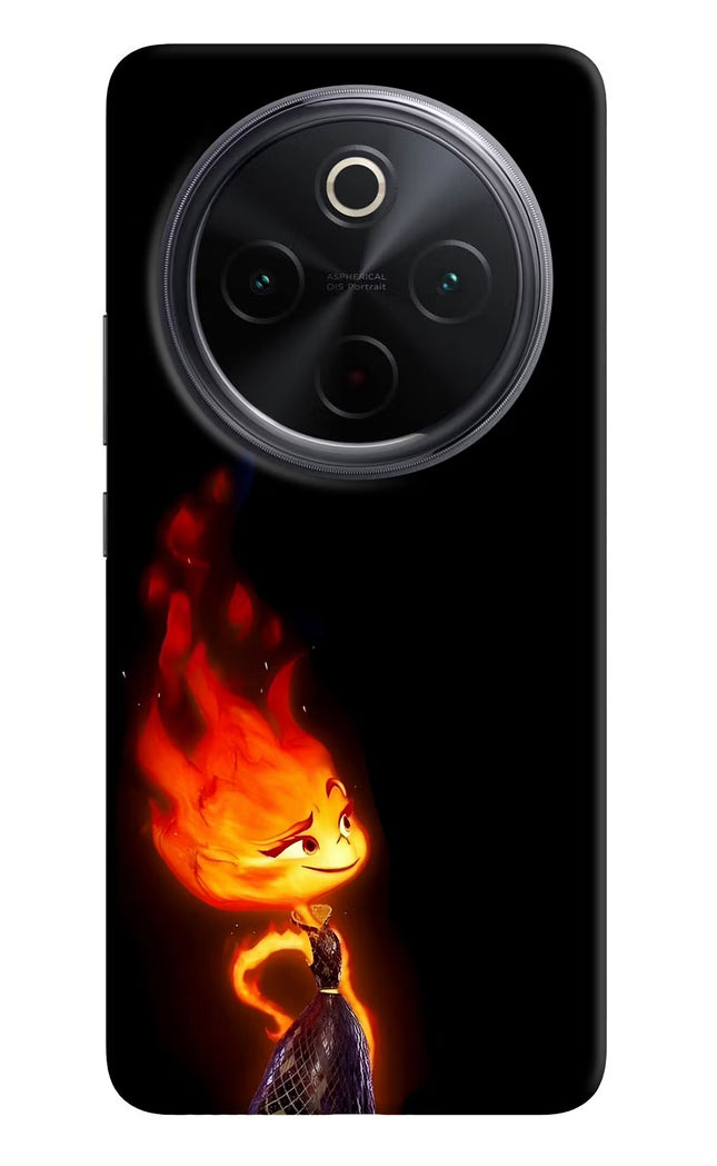 Ember Flame iQOO Z10 5G Hard Case Back Cover by Casekaro