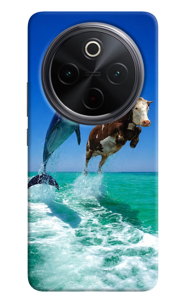 Dolphin vs Cow iQOO Z10 5G Hard Case Back Cover by Casekaro