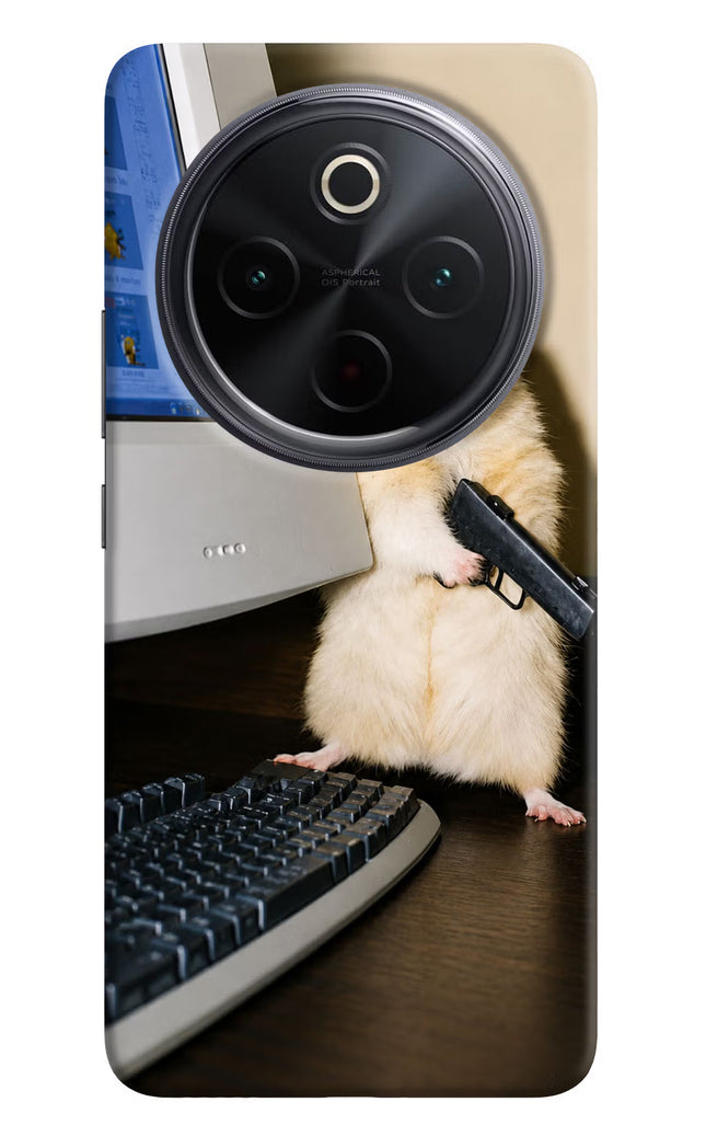 Hacker Hamster iQOO Z10 5G Hard Case Back Cover by Casekaro