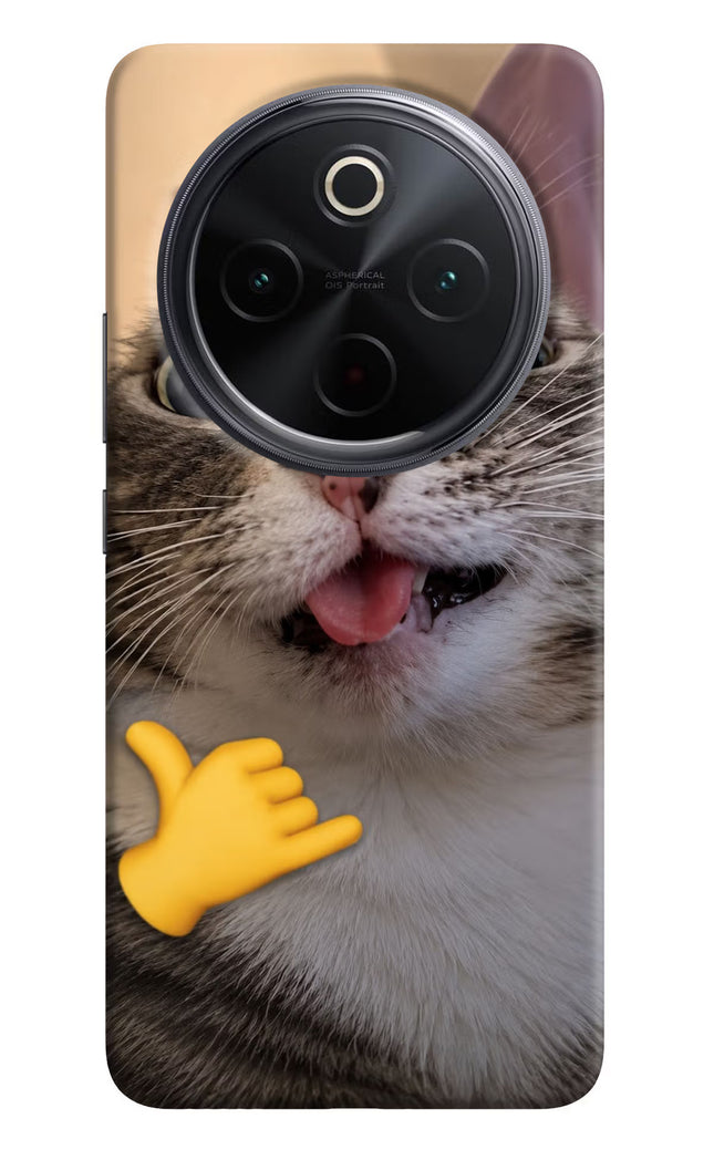 Silly Cat Call iQOO Z10 5G Hard Case Back Cover by Casekaro