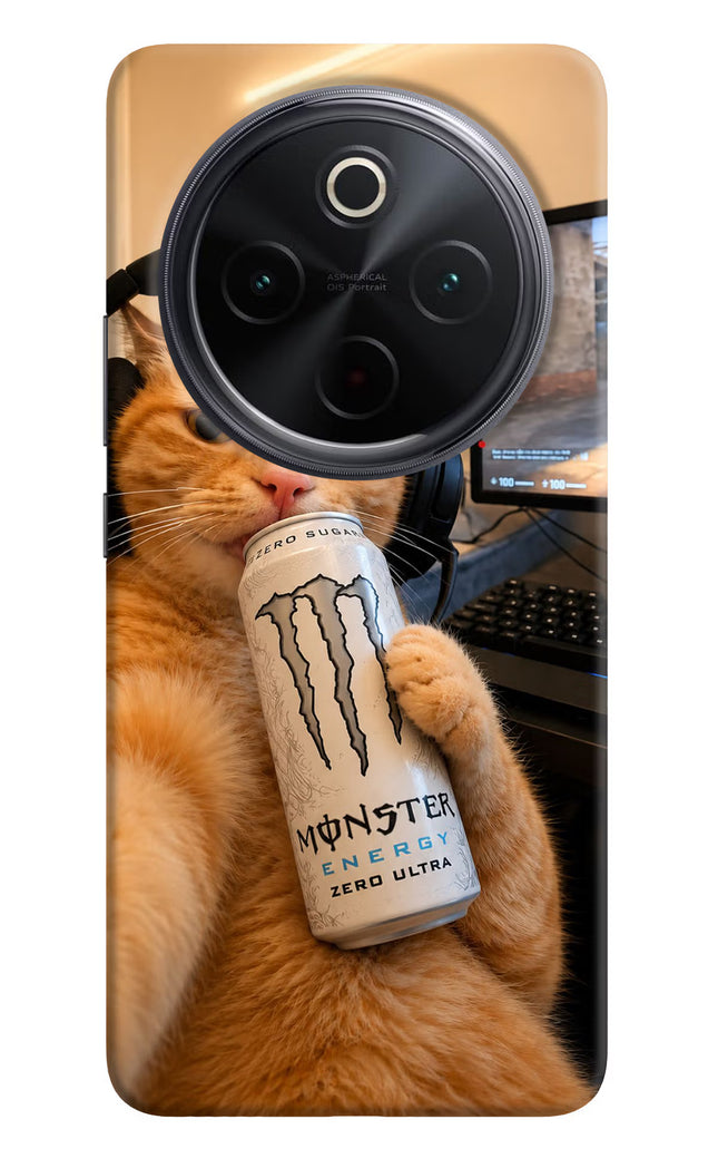 Gamer Cat Energy iQOO Z10 5G Hard Case Back Cover by Casekaro