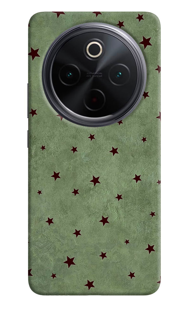 Green Stars iQOO Z10 5G Hard Case Back Cover by Casekaro