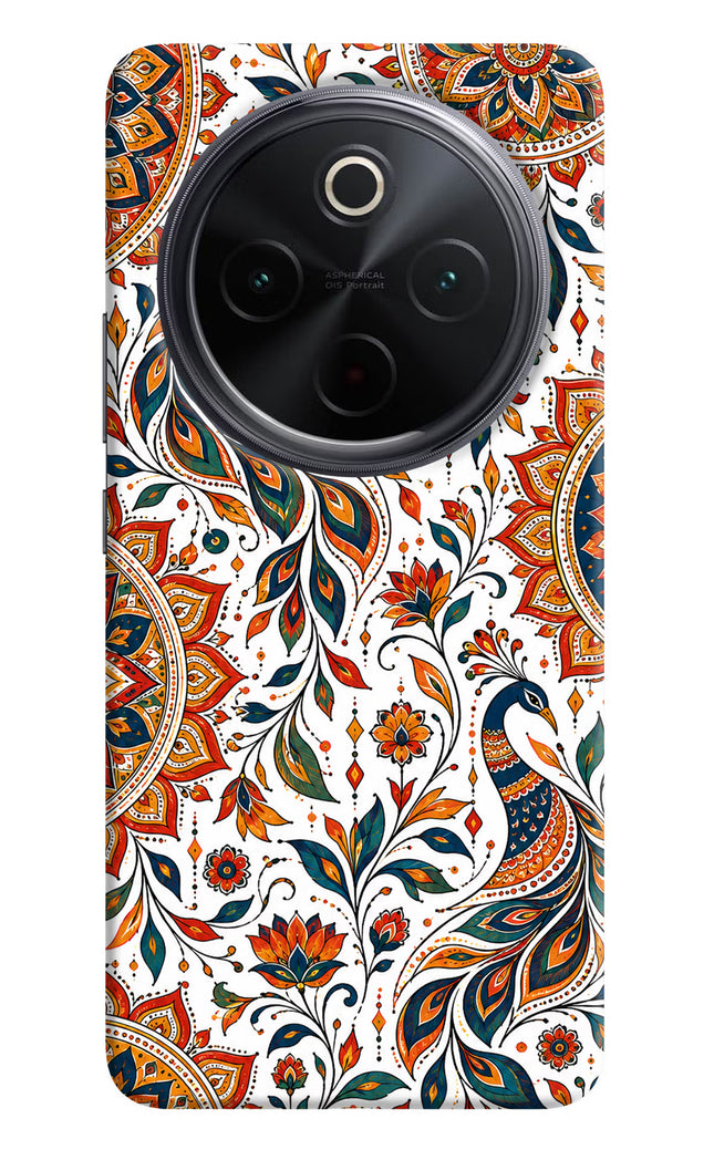 White Mayura iQOO Z10 5G Hard Case Back Cover by Casekaro