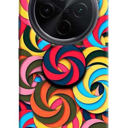 Spiral Pattern iQOO Z10 5G Pop Case by Casekaro