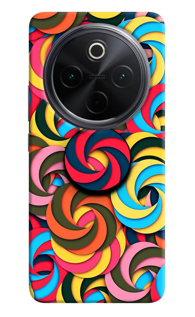 Spiral Pattern iQOO Z10 5G Pop Case by Casekaro