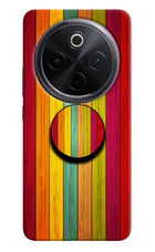 Multicolor Wooden iQOO Z10 5G Pop Case by Casekaro