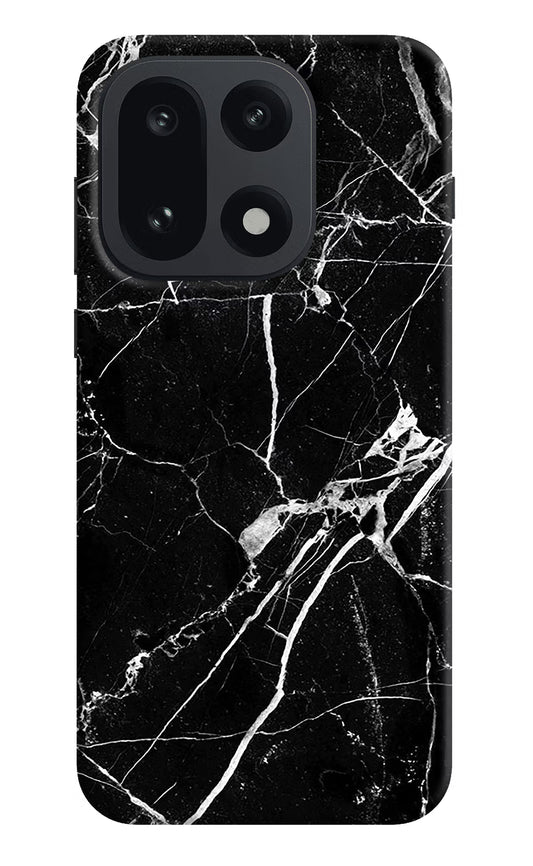 Black Marble Pattern OnePlus 15 Hard Case Back Cover by Casekaro